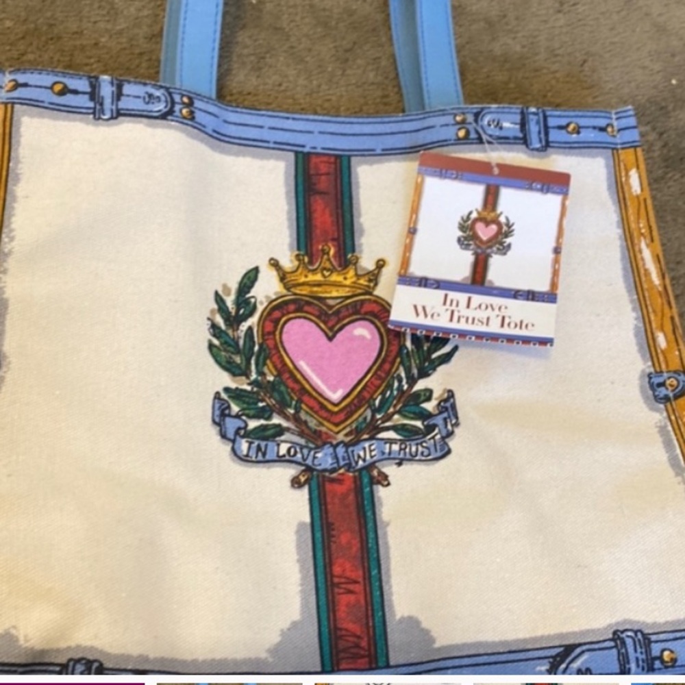 🩵  September 3 DAY SALE 🩵NWT - Brighton Open Tote -IN LOVE WE TRUST